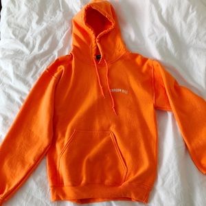 tangerine oversized shadow hill hoodie